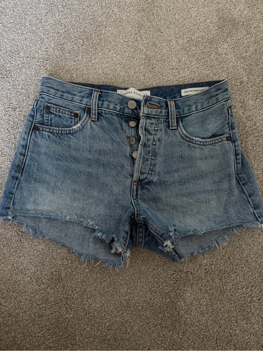 Aritzia Denim Forum Ex-Boyfriend Shorts